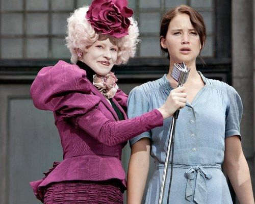 Katniss et Effie Trinket