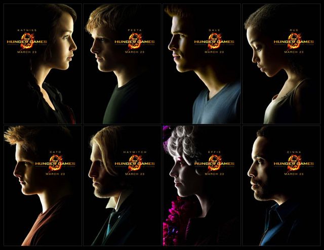 La distribution principale de "The Hunger Games"