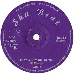 Album «Rudy A Message To You / Till Death Do Us Part [Single]», par ...