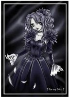 damoiselle en noir